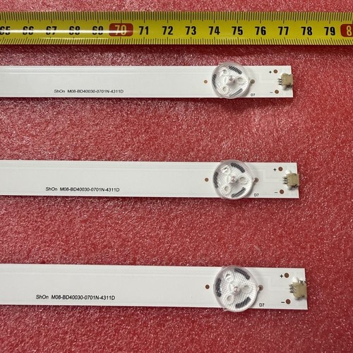 LED strip for B40L5845 40 INCHES BUSH VM40FHDLED M08-BD40030-0701N-4311D - 第 3/5 張圖片