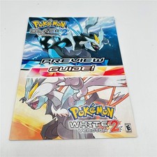 Pokemon Black  White 2 Preview Guide Marketing Nintendo 3DS Promo Booklet