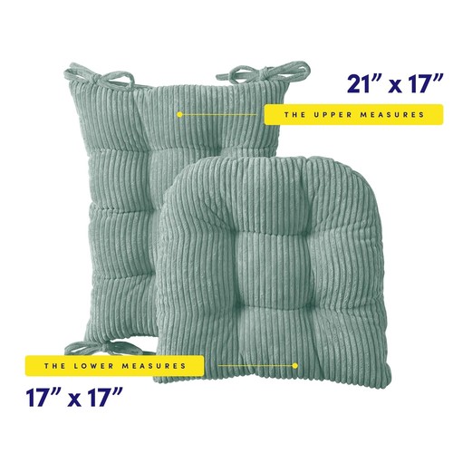 Sweet Home Collection Rocking Chair Cushion Premium Tufted Pads Non Skid Slip... - 第 3/6 張圖片