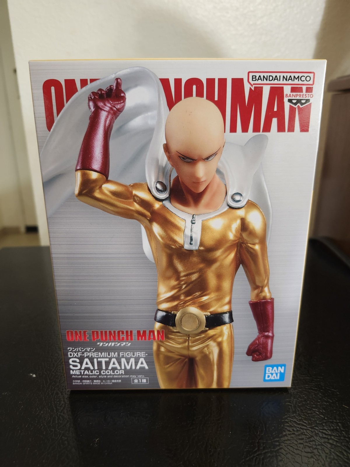 Bandai One Punch Man DXF Premium Figure Saitama Metallic Color Figure