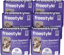 Bambootek Diaper   Size 5 Hyper Absorbent  Non-Toxic   Disposable Diaper for