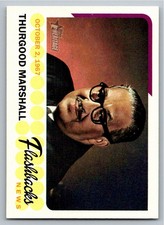 2016 Topps Heritage News Flashbacks  Thurgood Marshall NF-TM