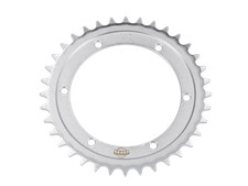 Zahnkranz, hinteres Kettenrad, 36 Zahn, verchromt - Simson SR2, SR2E