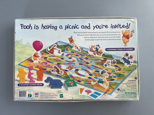 Vintage 1998 Candy Land Board Game Winnie the Pooh 100 Acre Wood Picnic Edition - Picture 2 of 7