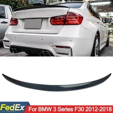 MP Style Rear Trunk Spoiler Wing Lip Carbon Look Fits BMW F30 M3 F80 2012-2018