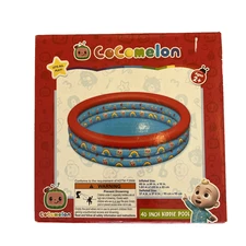 Inflatable 40" Swimming Pool Cocomelon 3 Rings 10" Deep Ages 2+