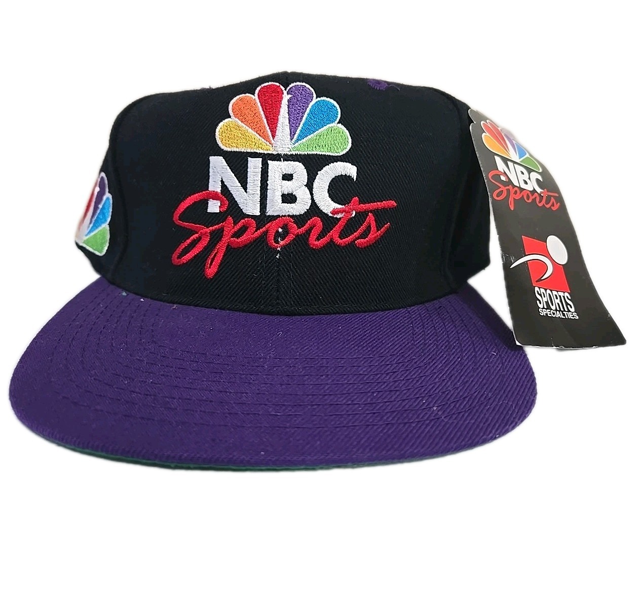 Vtg 1997 NBC Sports Snapback Hat NWT Deadstock Sports Specialties Peacock