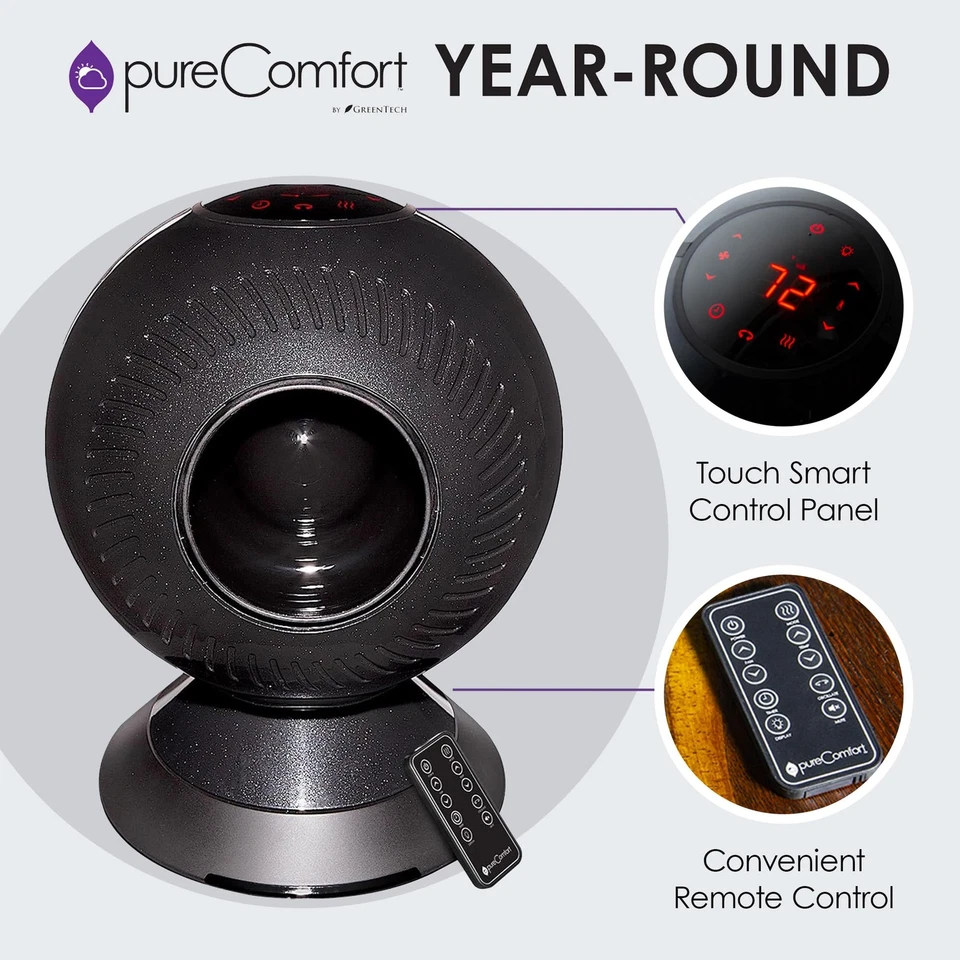 pureComfort круглый год - колебательный вентилятор и нагреватель - мощный, шепот тихий... - Изображение 3 из 4