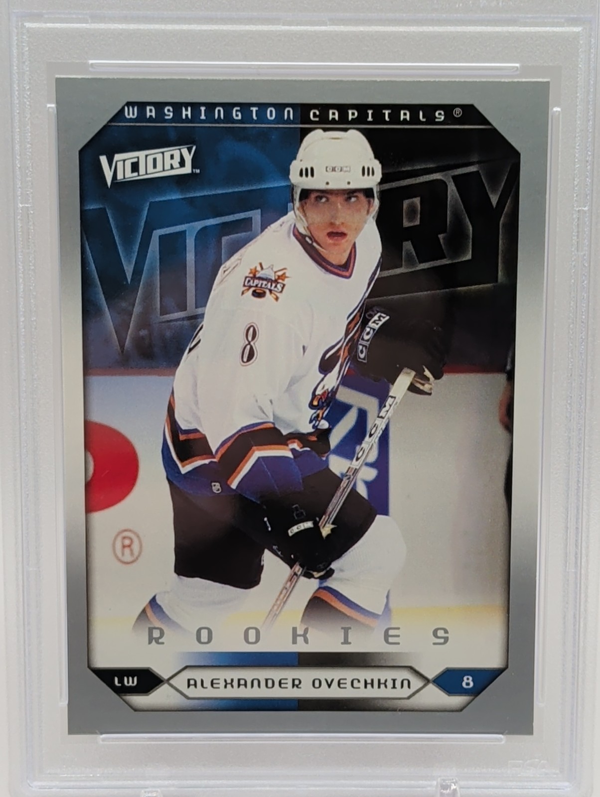 2005 UD Victory #264 Alexander Ovechkin Rookie PSA 9 🔥 🐐 view 3