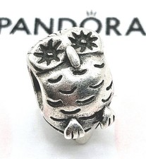 Pandora Charm "Weise Eule" 790278 Silber Original Eule Tier 