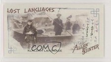 2019 Topps Allen & Ginter Lost Languages Minis Klallam Language #LL-6 9r7