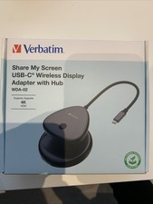 Verbatim USB-C Wireless-Display- Adapter 32147 Share My Screen