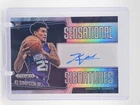KJ SIMPSON JR 2024-25 PRIZM BLACK SENSATIONAL SIGNATURES ROOKIE SILVER Q4059