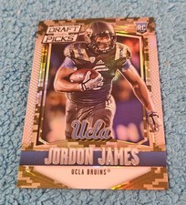 2015 Panini Prizm Draft Picks Jordon James UCLA Camo Rookie 44/199 #204