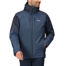 Regatta Giacca da Uomo Impermeabile Winter Calderdale Blu Taglia 3XL Cod RMP3...