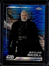 2024 Topps Chrome Star Wars Baylan Skoll Blue Blaster Pulsar Refractor #5