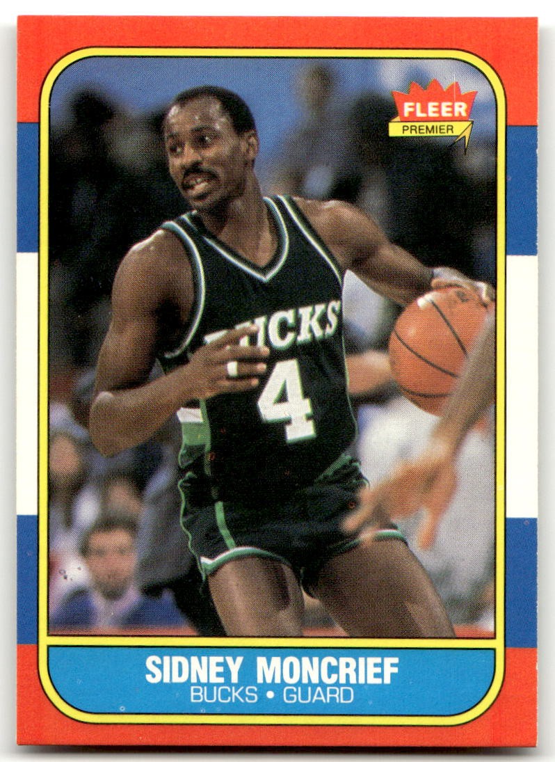 1986-87 Fleer #75 Sidney Moncrief Milwaukee Bucks NM-MT or Better! SET BREAK!