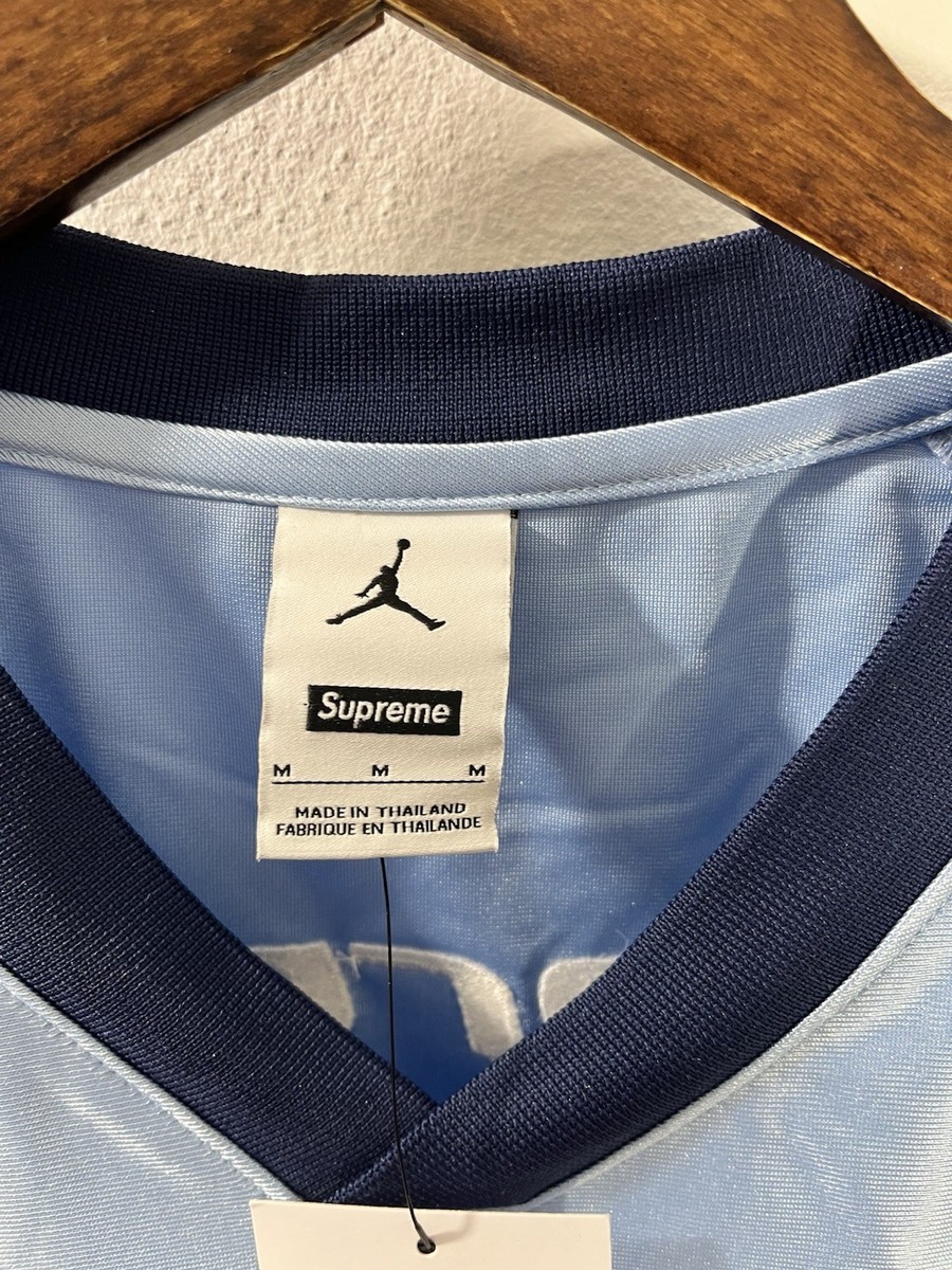 Supreme x Jordan Warm-up Jersey | Mens M | Blue | HF0834-436