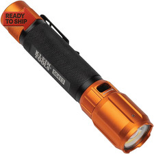 Klein Tools 56413 Rechargeable 2-Color LED Flashlight, Holster, Spotlight, Floo