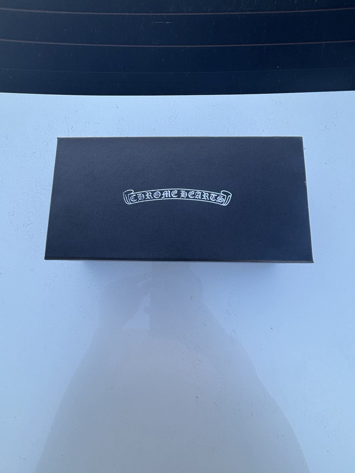 Chrome Hearts Women's Square Sunglasses Black Frame Blue Tinted Lens 2273 thumbnail 4