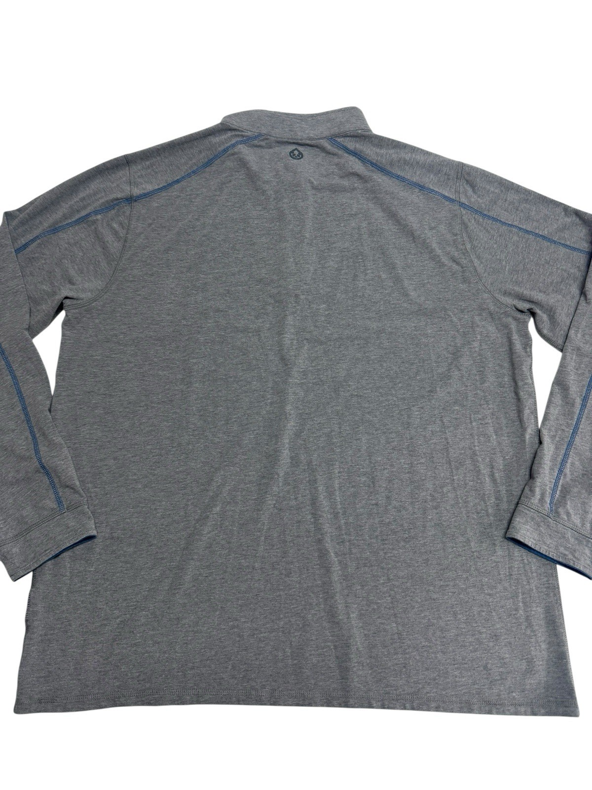 TASC Performance Grey 1/4 Zip Pullover Bamboo Men… - image 4