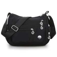 Women's Waterproof Crossbody Shoulder Bag Large Capacity Travel Messenger Bag