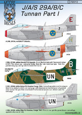 Moose Republic Decals RBDS72013 1:72 Saab S-29C/J-29A/J-29B Tunnan part 1