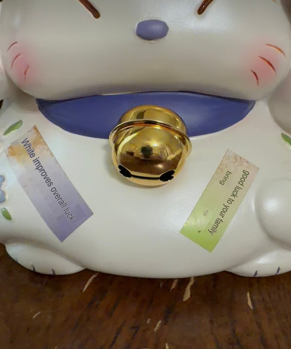 Vintage Maneki Neko Good Luck Beckoning Lucky Cat Piggy Bank Japan