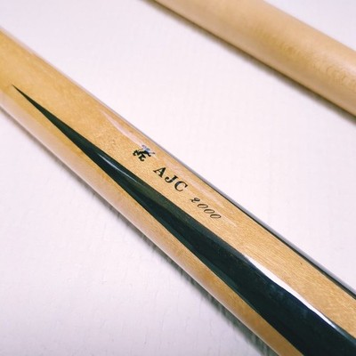 Vintage OLD Adam AJC Normal Shaft Twin Joint Leather Billiard Pool