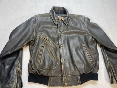 Harley-Davidson Men's Leather Jacket XL Embossed Eagle “An