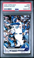 Graded 2025 Topps Now Shohei Ohtani #903 Baseball Card PSA 10 Gem Mint
