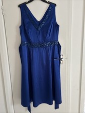 Party Prom Style Dress Uk 10 Cobalt Blue Sophie Gray 