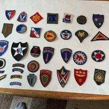 29 ~ WW2 ? Patchs US Military Army Air Force plus 5 patchs à bascule