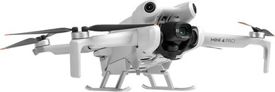 Mini 4 Pro Landefüße Zusammenklappbar Leichtgewichtig Grau 42 mm Abstand Zubehör