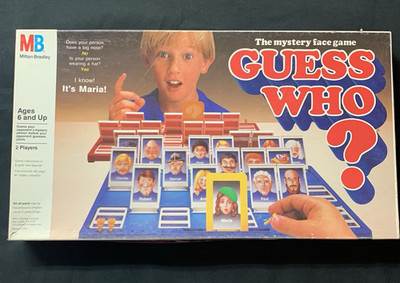 Guess Who by Milton Bradley: Vintage 1987 edition