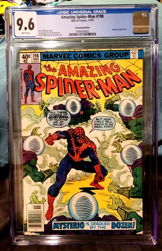 Amazing Spider-Man #198 CGC 9.6 (Marvel 1979)  Mysterio appearance News stand ED
