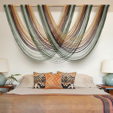 Macrame Wall Hanging Boho Wall Decor Yarn Wall Art Tapestry Bedroom Living Room