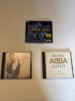 Cd Lot Trio Toni Braxton , ABBA , Celine Dion