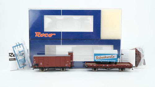 Roco H0 45955 2-teiliges Güterwagen-Set DB | Zustand: Gebraucht