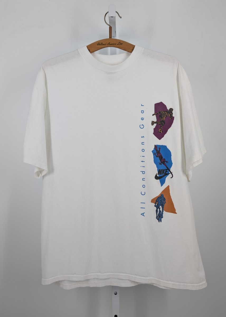 Nike ACG Vintage 90s USA Graphic T Shirt Cycling Run Art Logo