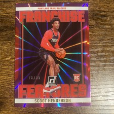 💎 Scoot Henderson 🔥/99💰 Purple Franchise Features 2023-24 Donruss💎