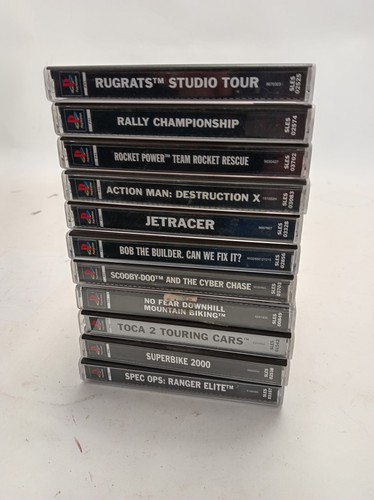 Job Lot of Sony PlayStation 1 PS1 Games with Cases and Manuals