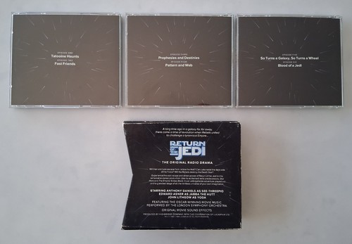 Return of the Jedi: The Original Radio Drama CD Set Audiobook 3 CDs 1996 BOXSET - Foto 2 di 15