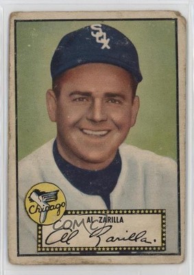 1952 Topps Al Zarilla (Black Back) #70 14tz