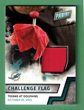 2016 PANINI FATHER'S DAY CHALLENGE FLAG RELIC TEXANS VS DOLPHINS OCTOBER 25 2015 2016 PANINI FATHER'S DAY CHALLENGE FLAG RELIC TEXANS VS DOLPHINS OCTOBER 25 2015