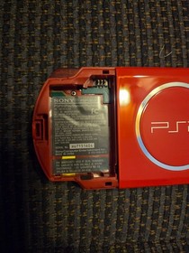 PSP-3000 God of War Black/Red playStation Portable console v-good US Selle