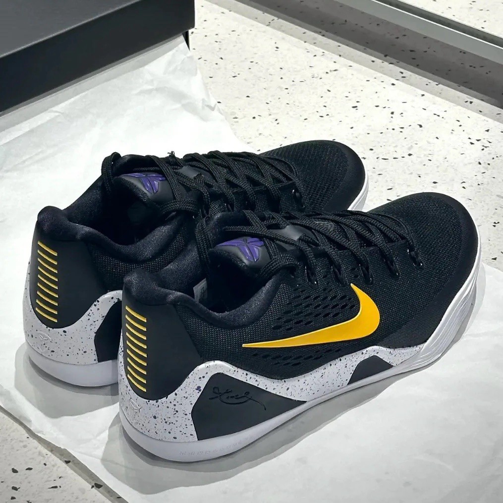 Nike Kobe 9 Elite EM Low Protro TB SZ 8 Men's Black University