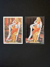 2024 SKYBOX Marvel Masterpieces 92 Platinum #95 WHITE QUEEN Canvas + Clear Cut