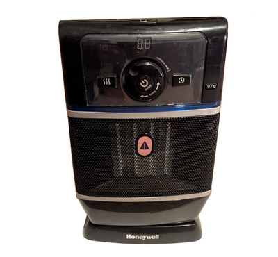 Honeywell Digital Ceramic Oscillating Heater HZ370BP Black - TESTED, No Box