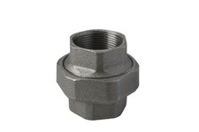 Atusa Temperguss Verschraubung Nr. 330 schwarz Verbindung Rohrleitungen